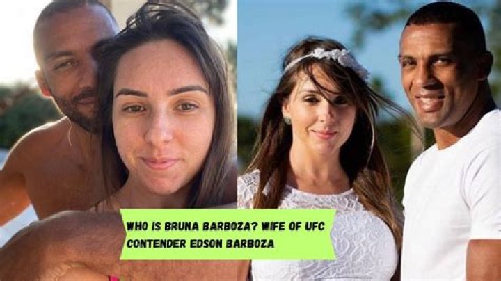 Edson Barboza Wife: Meet Bruna Barboza