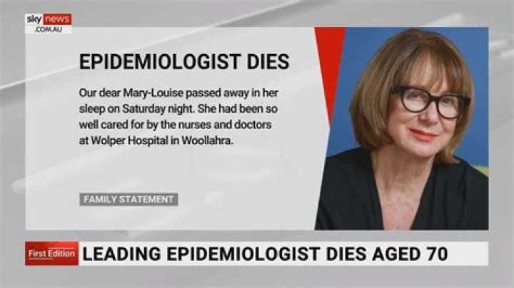 Mary Louise McClure Epidemiologist Brain Tumor Linked To Death
