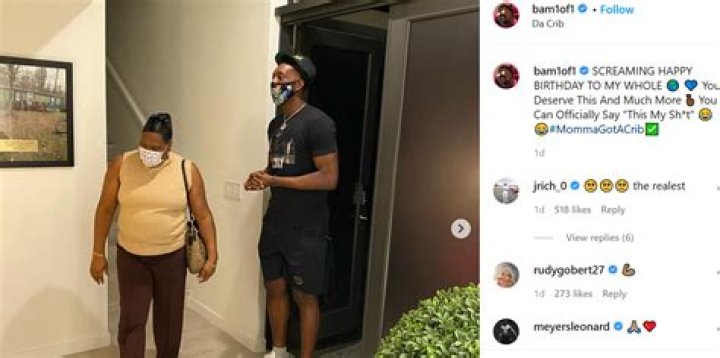 Nigerian-American Basketball Player, Bam Adebayo Gifts His Mum A House For Her 56th Birthday