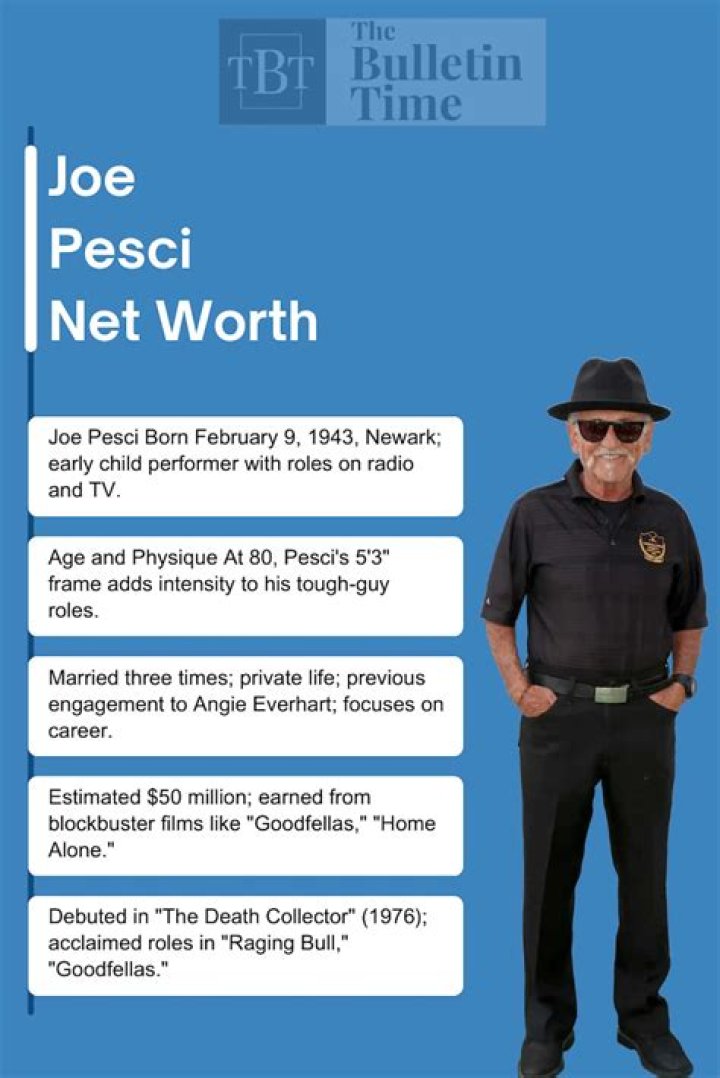 What is Joe Pesci’s Net Worth: Biography, Net Worth & More