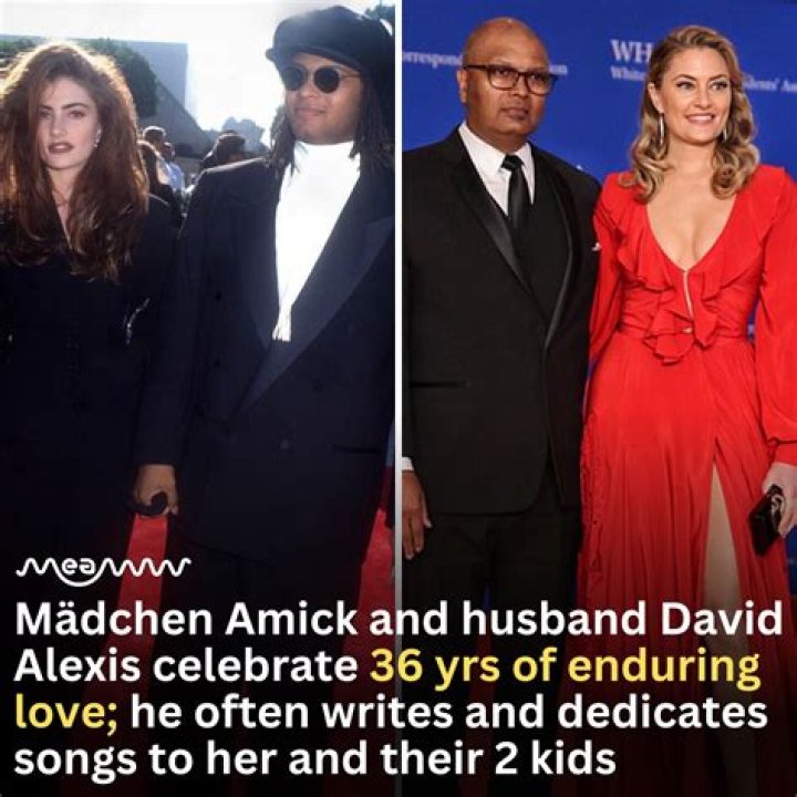 Who is Mädchen Amick’s husband, songwriter David Alexis