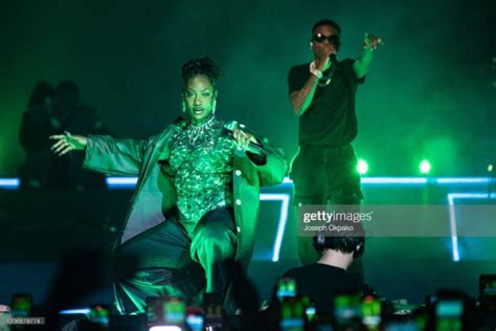Wizkid Spotted At Tems’ Concert In London